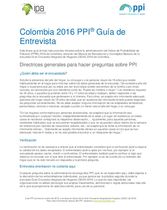 Guía de entrevista IPP de Colombia