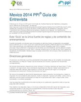 Guía de entrevista IPP de Mexico