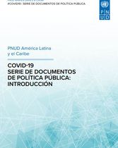 PNUD Améria latina y el Caribe  COVID-19 Politicas Publicas