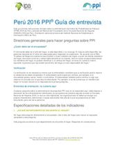 Peru PPI Interview Guide (Spanish)